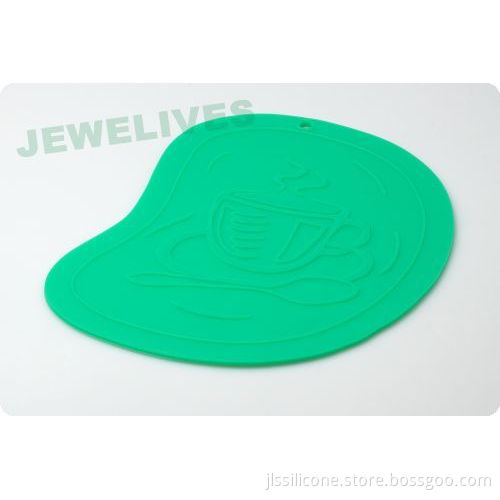 Custom Made Colorful Silicone Cup Mat
